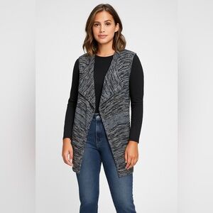 Sonoma Sweater Cardigan Women's Boho Hippie Cottage Core Prairie Relaxed Blue M